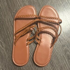 Brown Strappy Sandals